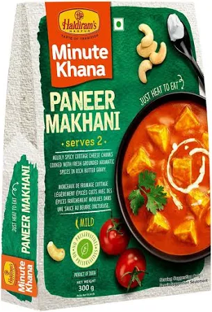 haldiram's minute khana paneer makhani